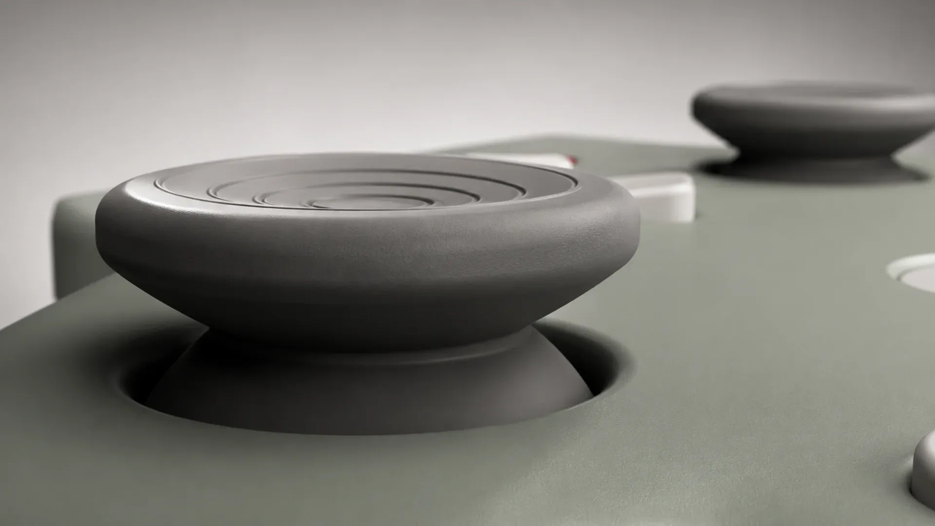 KiteGo controller thumbstick surface detail